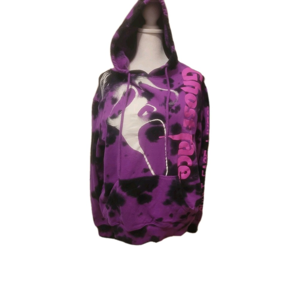 Ghost Face‎ Men's Purple Hoodie Size Small Scary Movie Horror
